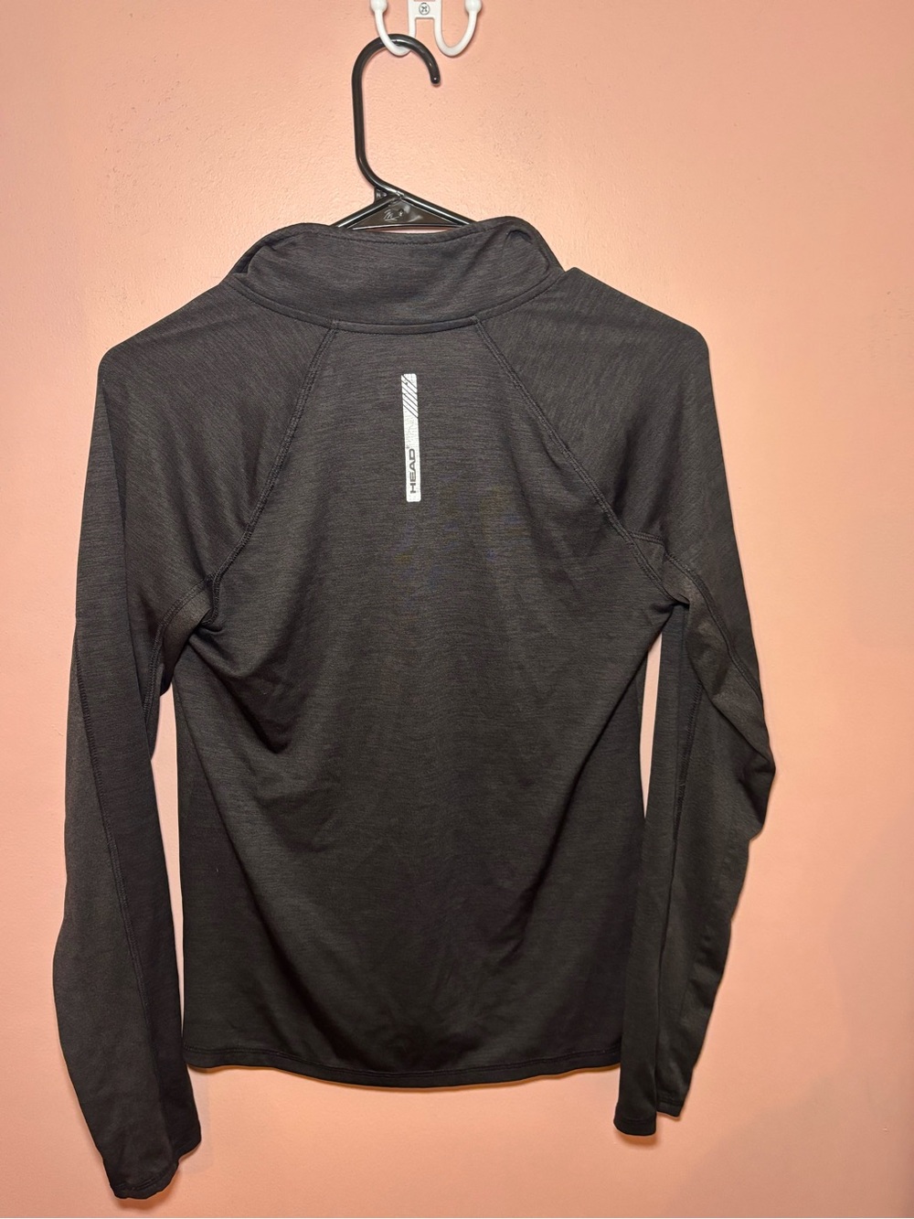 HEAD Women's Black Long-Sleeve Half-Zip Athletic Top - Picture 3 of 3